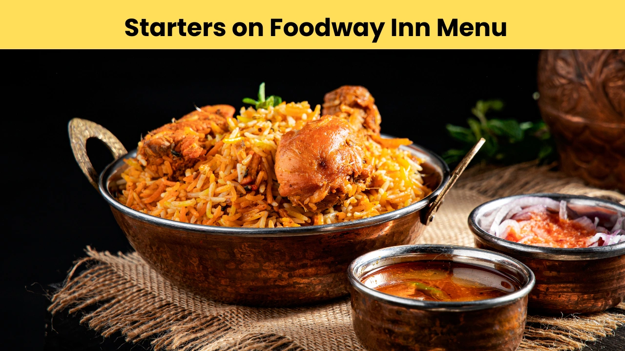 Starters on Foodway Inn Menu
