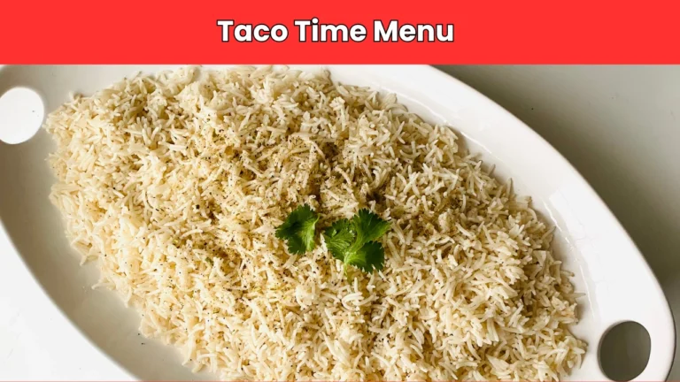 Taco Time Menu