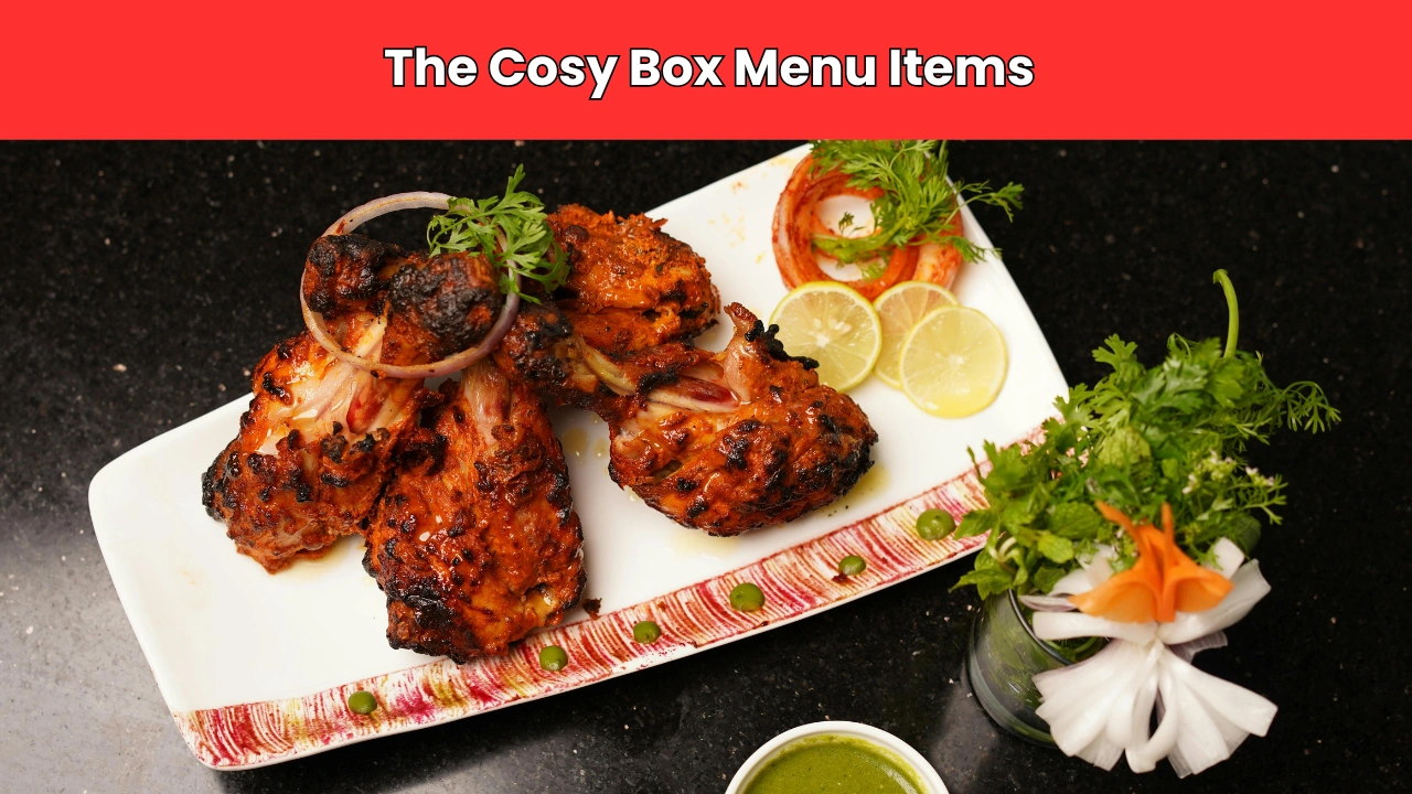 The Cosy Box Menu Items