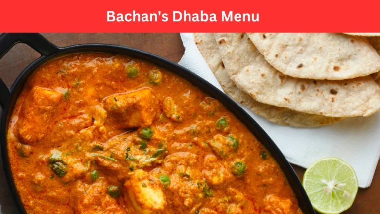 bachan's dhaba menu