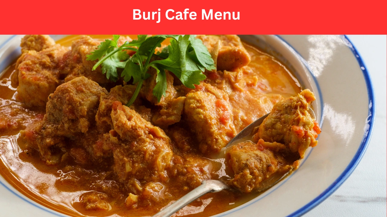 burj cafe menu