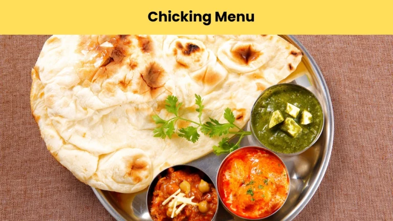 chicking menu
