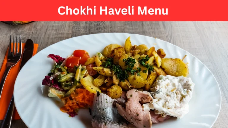 chokhi haveli menu