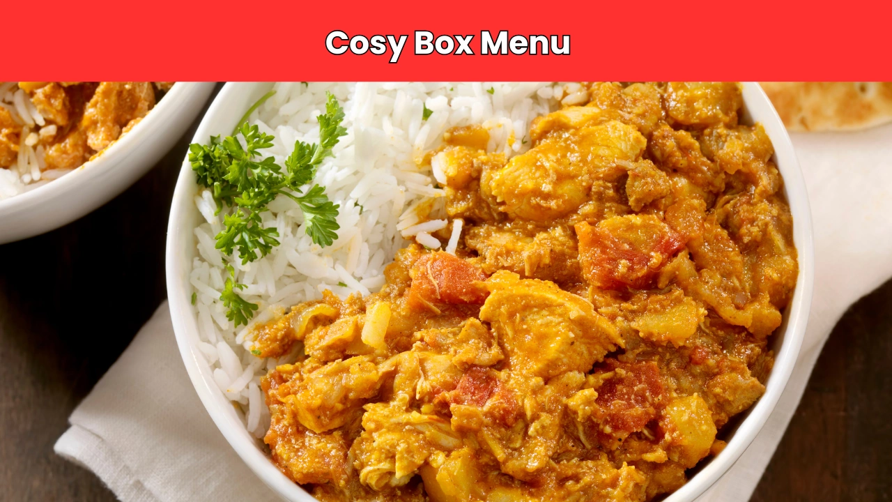 cosy box menu