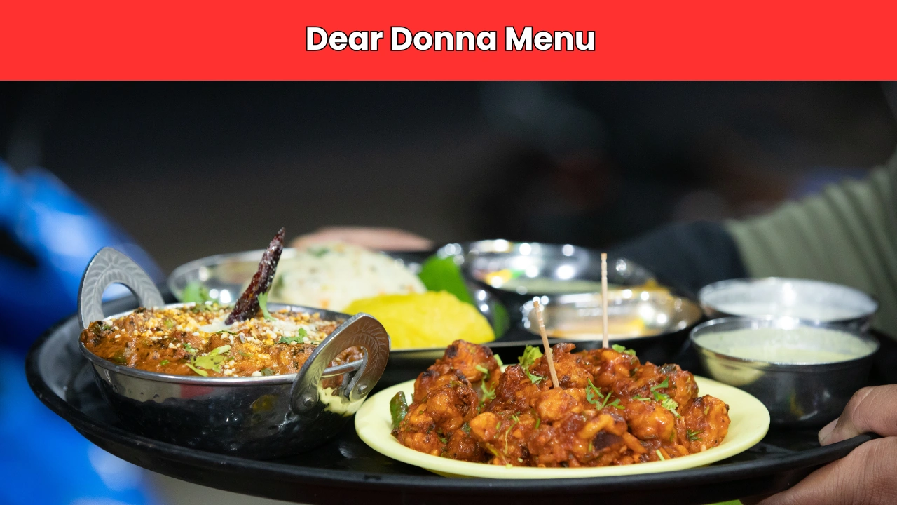 dear donna menu