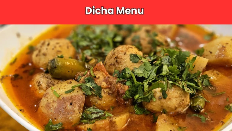 dicha menu