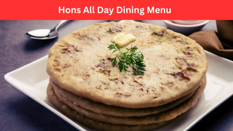 hons all day dining menu