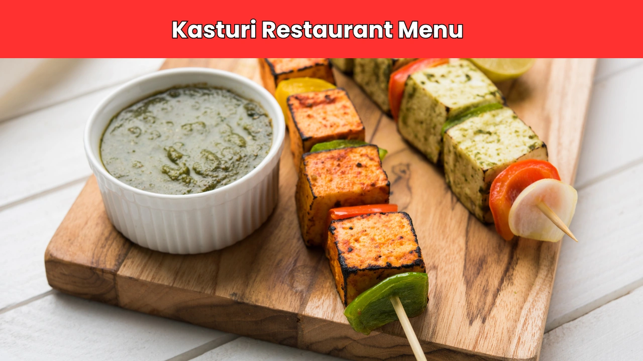 kasturi restaurant menu