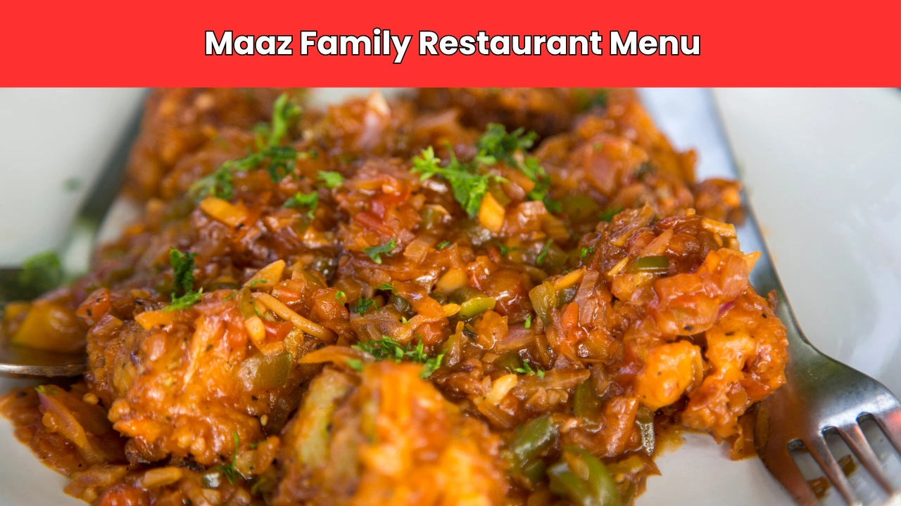 maaz family restaurant menu