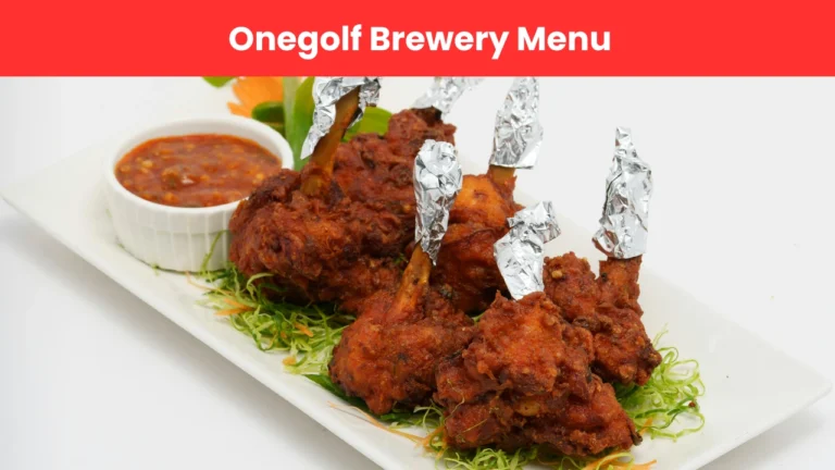Onegolf Brewery Menu