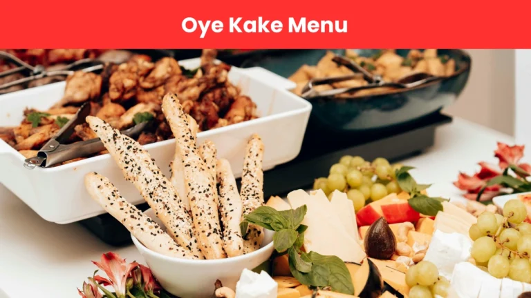 Oye Kake Menu