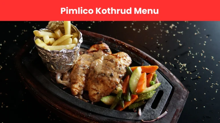 pimlico kothrud menu