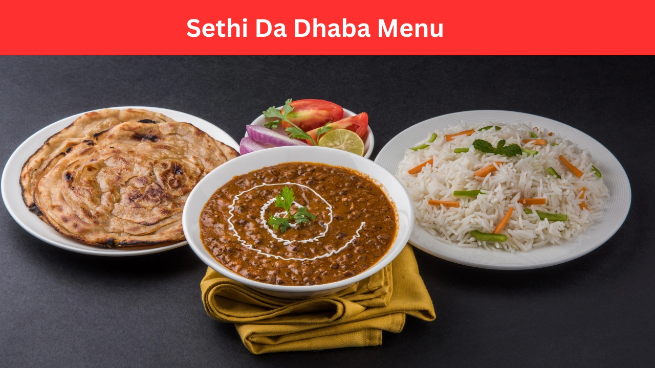 sethi da dhaba menu