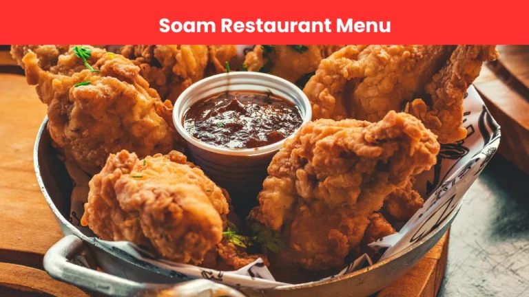 soam restaurant menu