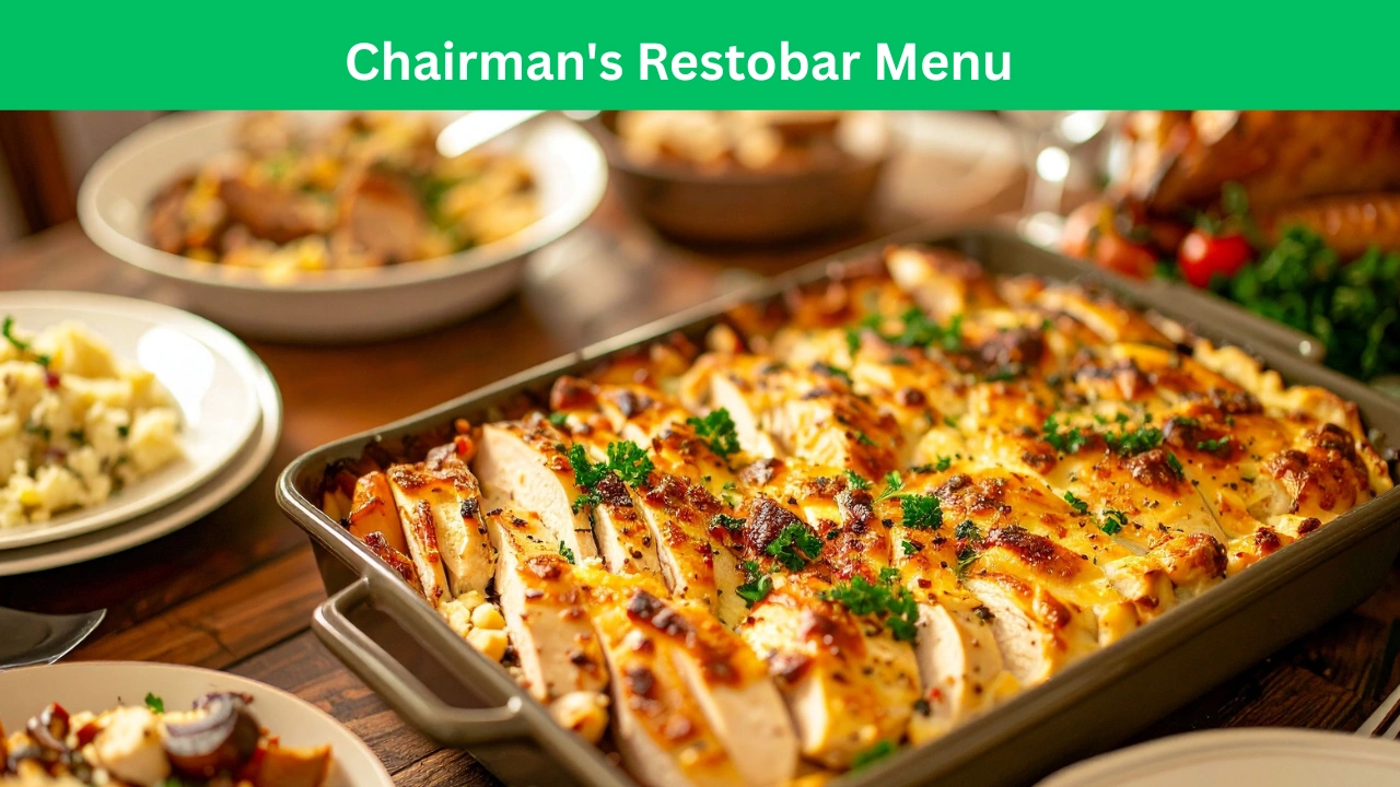 Chairman's Restobar Menu