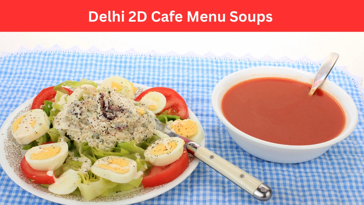 Delhi 2D Cafe Menu Soups