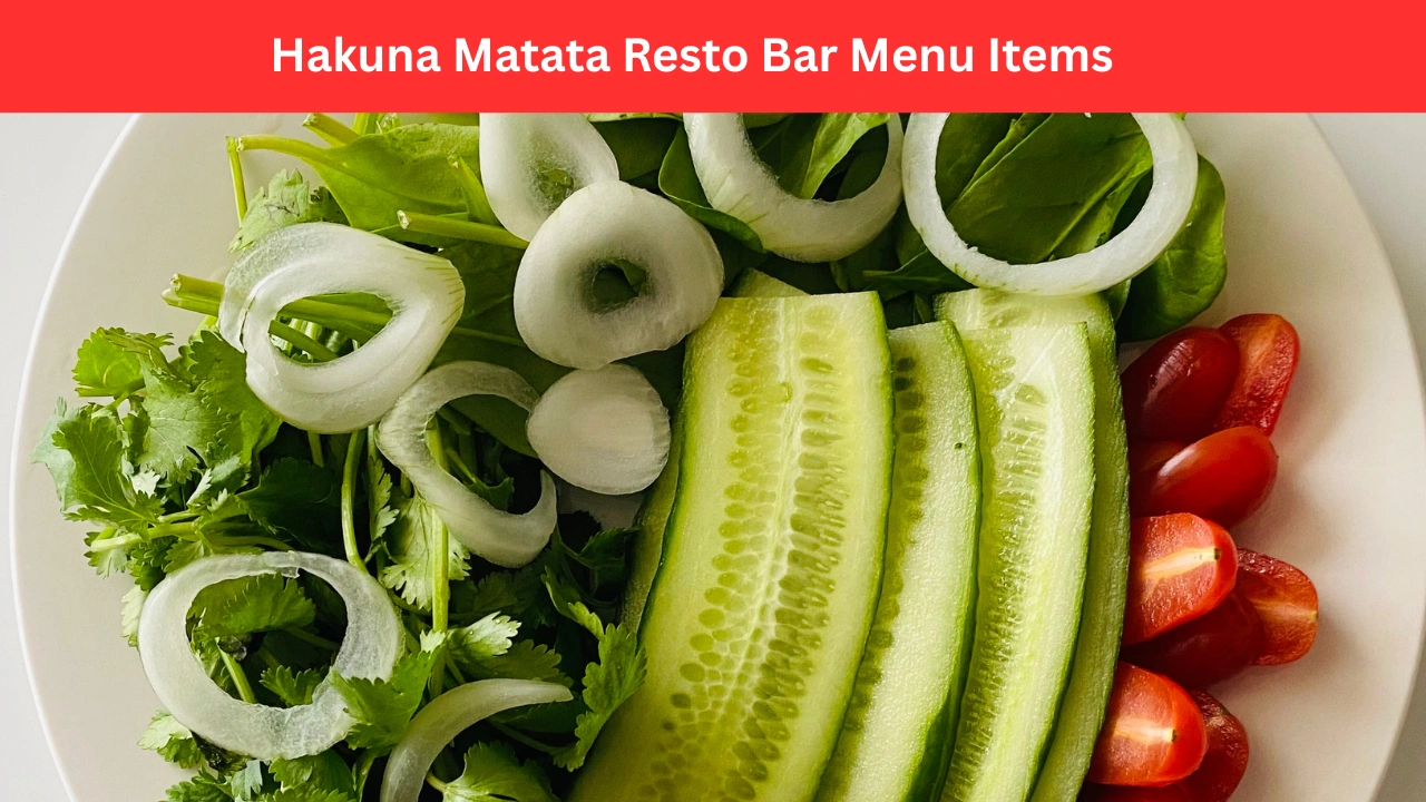 Hakuna Matata Resto Bar Menu Items