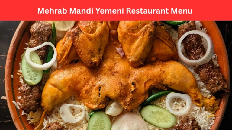 Mehrab Mandi Yemeni Restaurant Menu