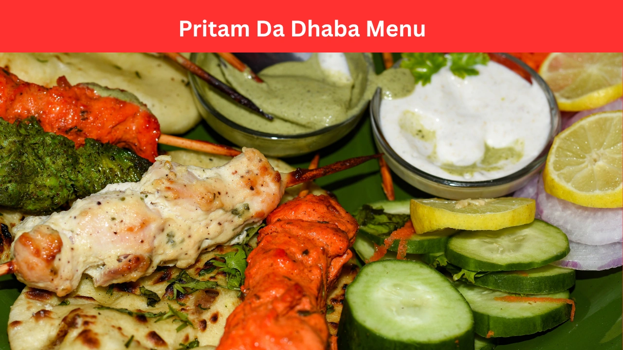 Pritam Da Dhaba Menu
