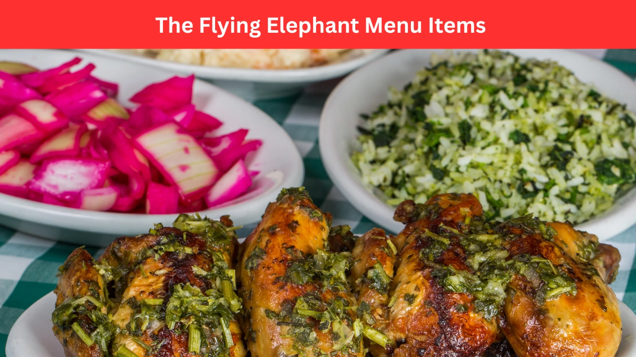 The Flying Elephant Menu Items