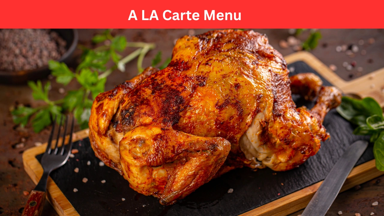 A LA Carte Menu