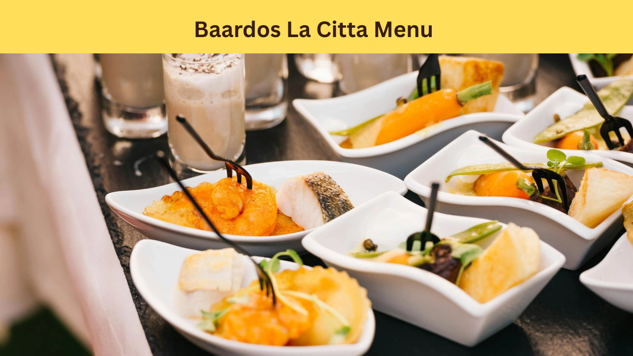 Baardos La Citta Menu