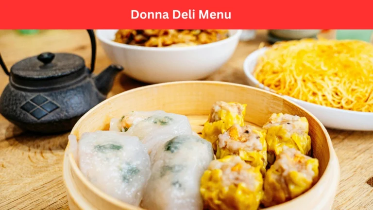 donna deli menu