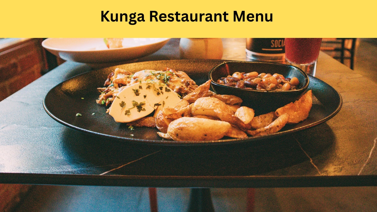 kunga restaurant menu