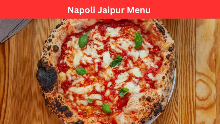 napoli jaipur menu
