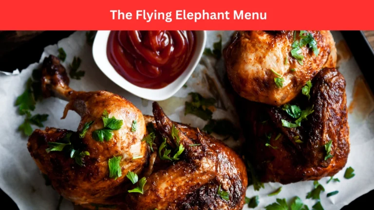the flying elephant menu