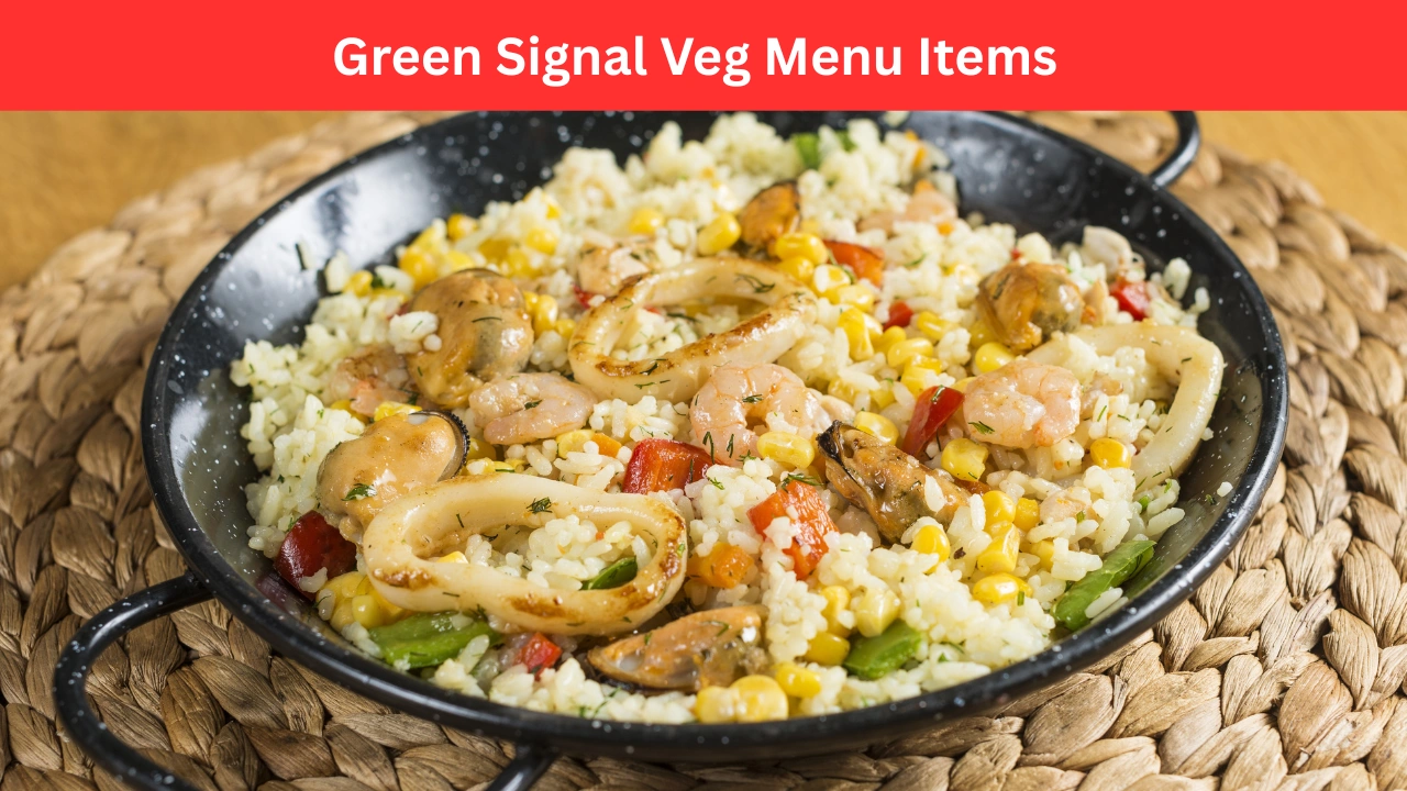 Green Signal Veg Menu Items