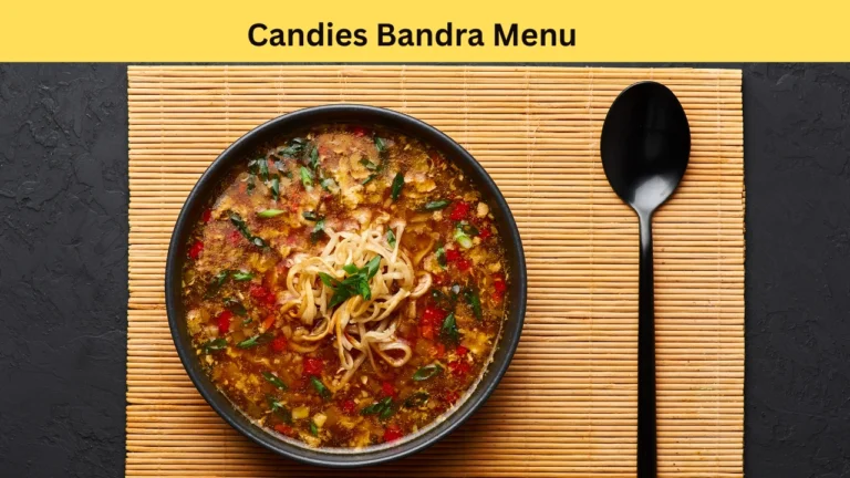 candies bandra menu