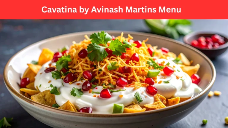 cavatina by avinash martins menu
