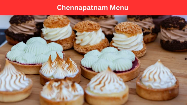chennapatnam menu
