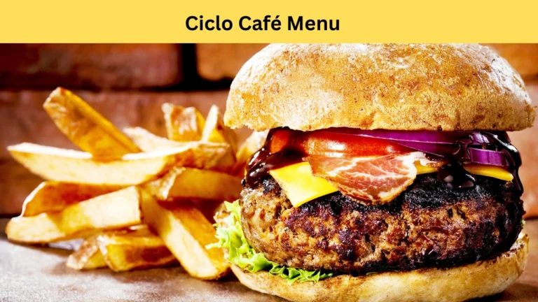 ciclo café menu