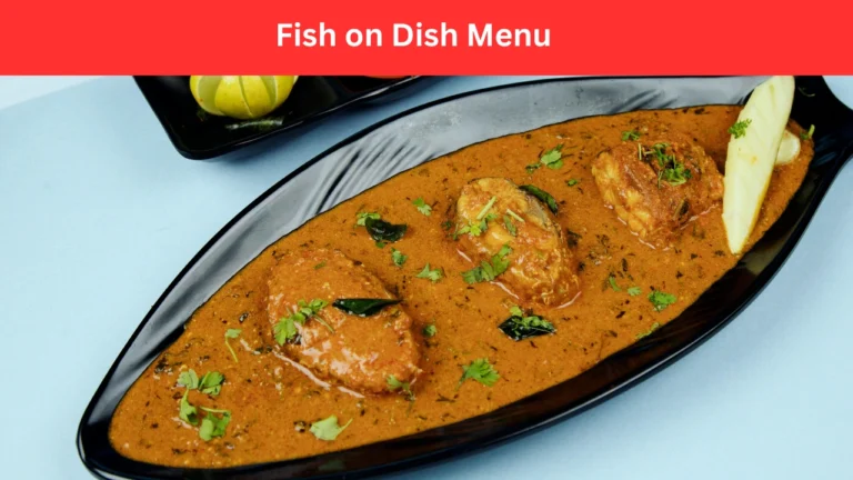 fish on dish menu