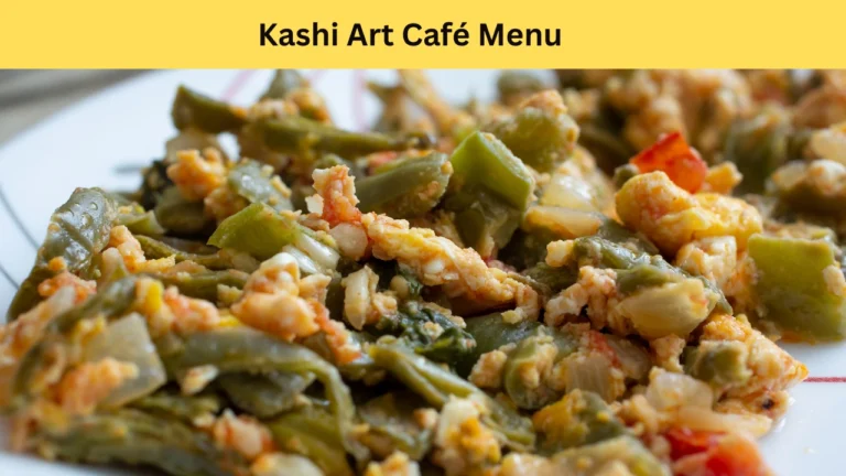 kashi art café menu