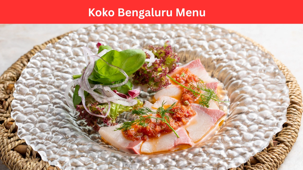 koko bengaluru menu