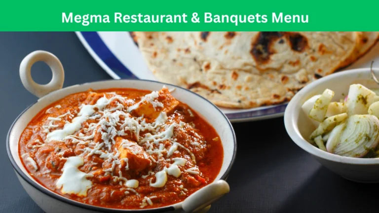 megma restaurant & banquets menu