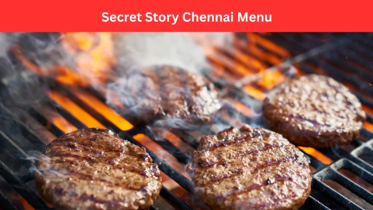 secret story chennai menu
