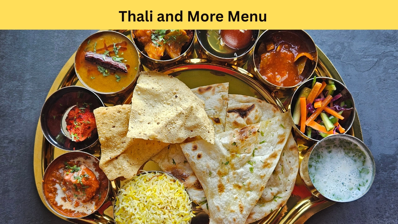 thali and more menu