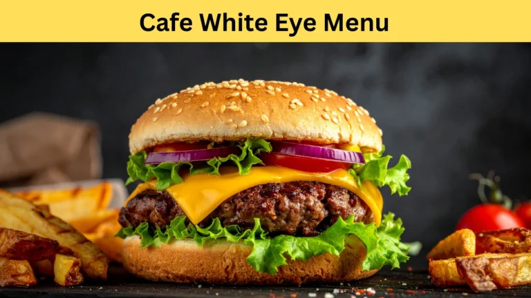Cafe White Eye Menu
