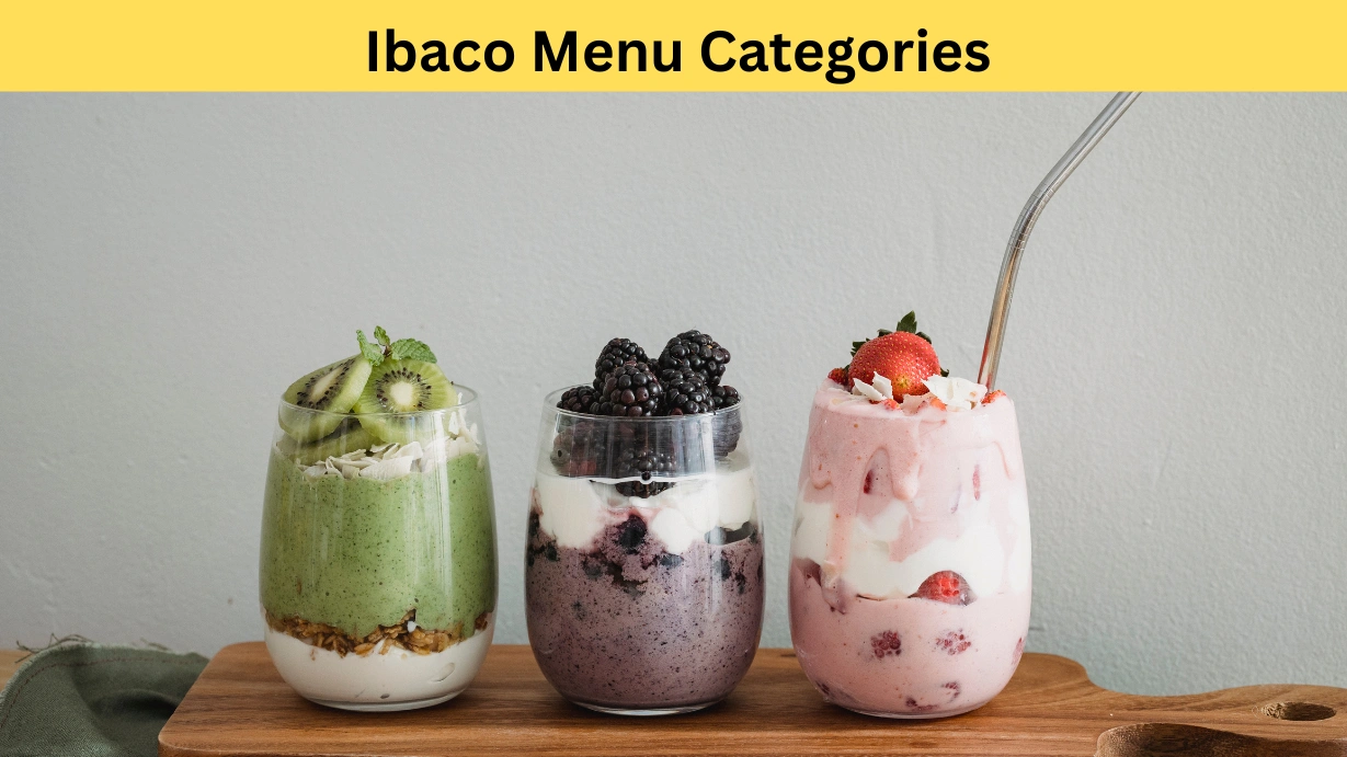 Ibaco Menu Categories
