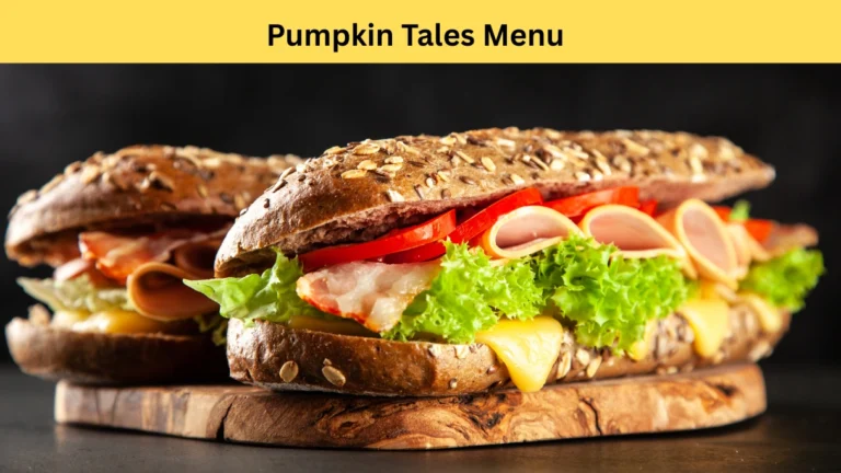 Pumpkin Tales Menu