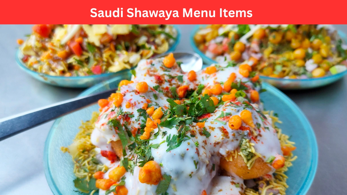 Saudi Shawaya Menu Items