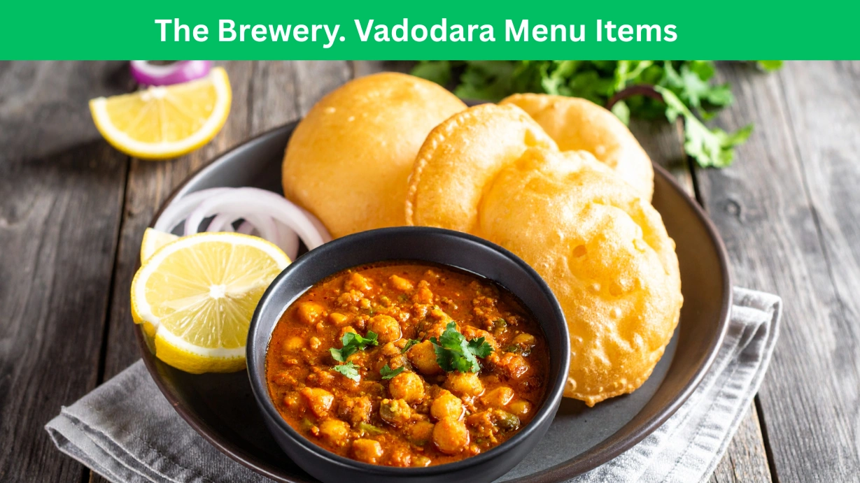 The Brewery. Vadodara Menu Items