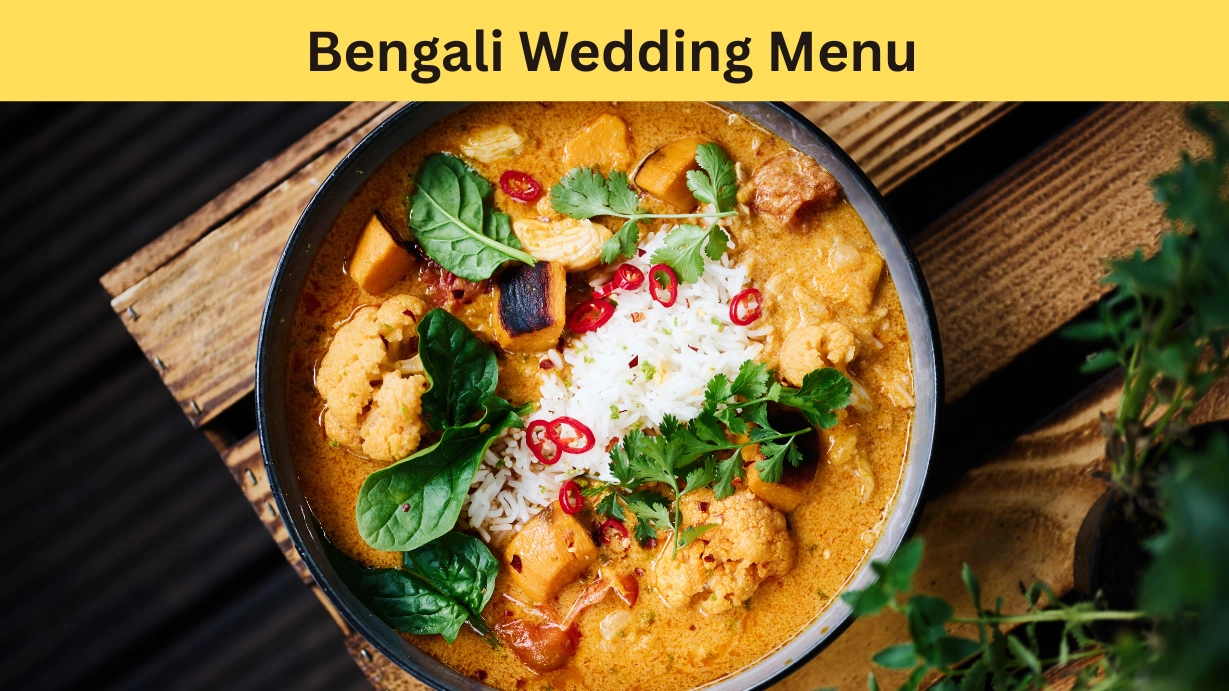 bengali wedding menu