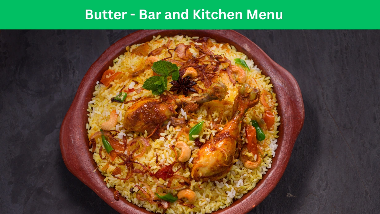 butter - bar and kitchen menu