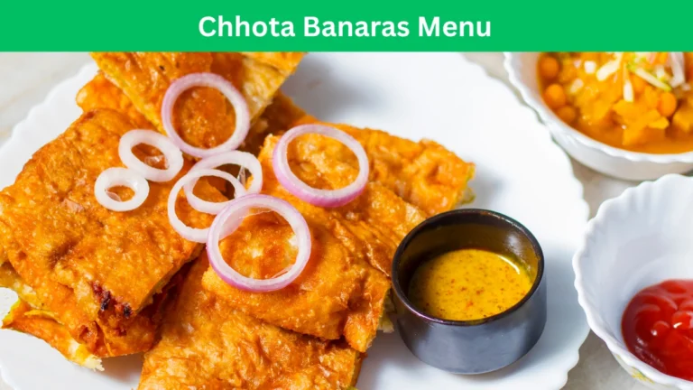 chhota banaras menu