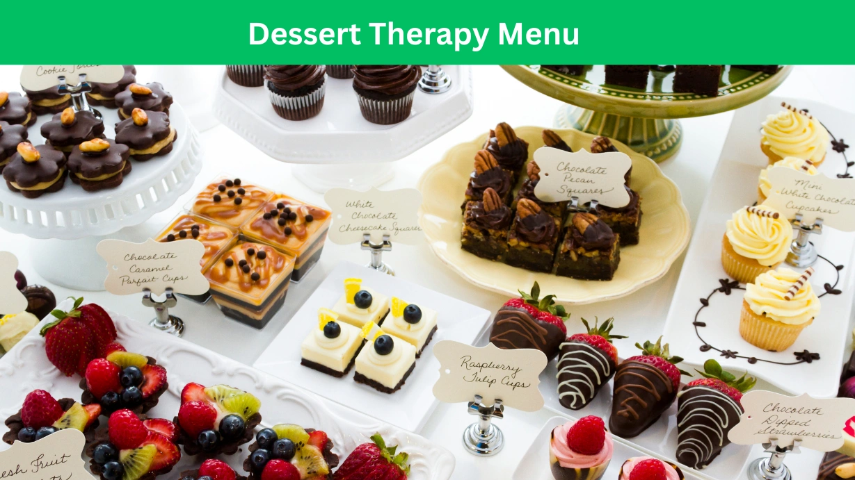 dessert therapy menu